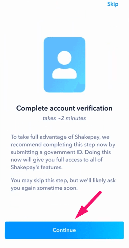 Step 7: Start identity verification (screenshot 1)
