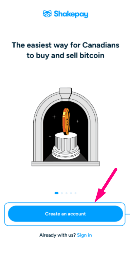 Step 1: Download Shakepay (screenshot 2)