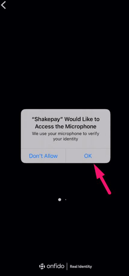 Step 9: Complete video selfie verification (screenshot 1)